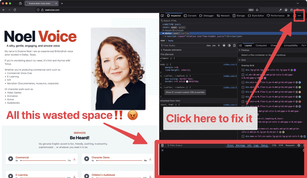 Disabling Split Console in Firefox Dev Tools