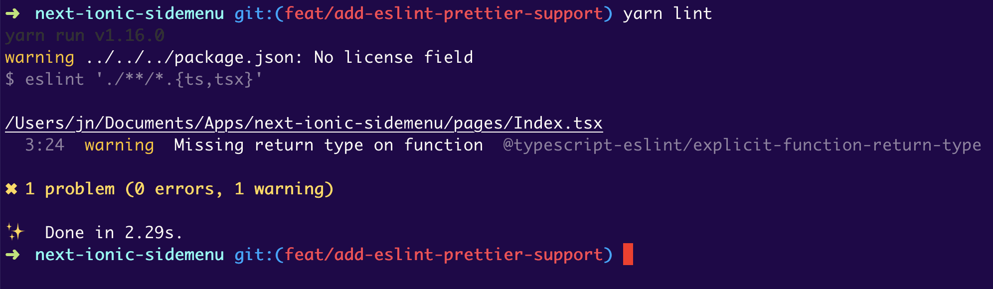 Configuring Pre-commit Hooks for Prettier and Linting on a TypeScript Project