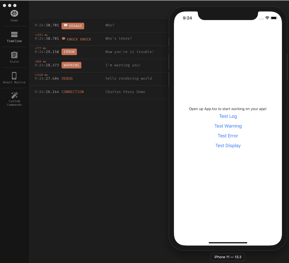 Using Reactotron in an Expo React Native Project