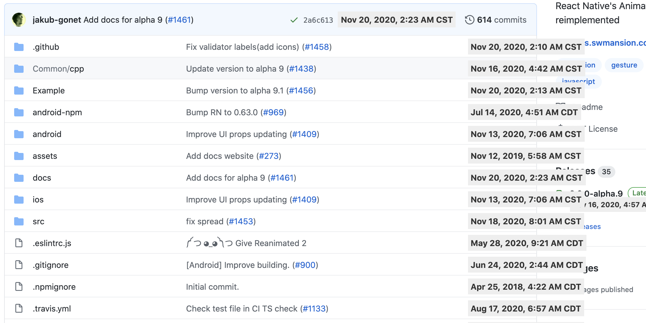 Displaying Real Commit Times in Github