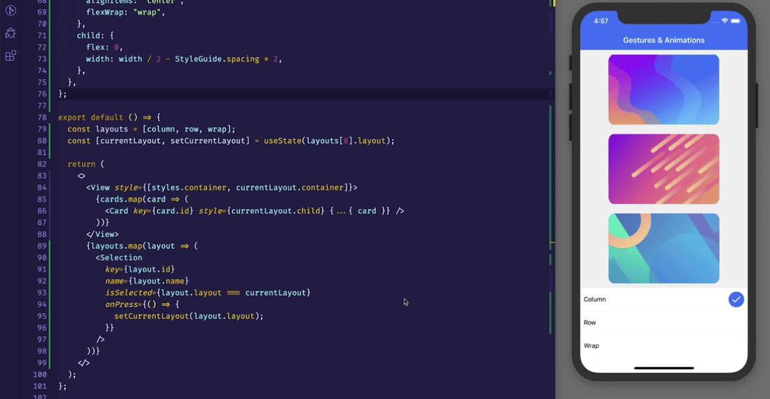 Polished, Animated Transitions in React Native Apps